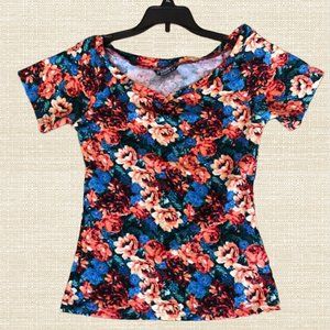 Colorful Floral Printed Shirt